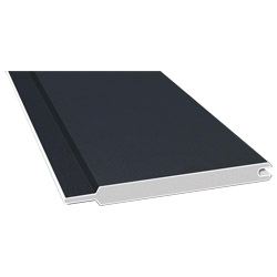 Nut- u. Federprofil 143x15mm Lg. 6,00m zweiseitig foliert, PVC-Hartschaum 70 1605-167 Anthrazitgrau Produktbild