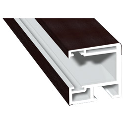 Rollladenführung 30x32mm Lg. 6,00m foliert, GK Braun, ohne Bürste 80 9905-167 Maronibraun Produktbild