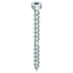 HECO-TOPIX-plus CombiConnect Holzbauschraube, Doppelgewinde, Zylinderkopf, TX, verzinkt blau Produktbild