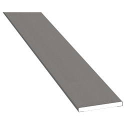 Flachprofil 30x3mm Lg. 6,00m foliert 436 1016 Alux Graualuminium Produktbild
