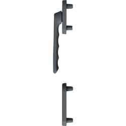 HOPPE Balkon-/Fenstertür-Halbgarnitur Außenseite 099KH/66N/66NS flacher Griff Produktbild
