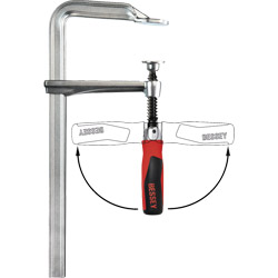 BESSEY Ganzstahlschraubzwinge GZ-KG mit 2K-Klappgriff Produktbild