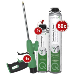 greenteQ Aktionspaket Fensterschaum 1K 750 ml Produktbild