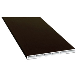 Kammerprofil 100x7mm SK Lg. 6,00m foliert ohne Nase 85 1805-167 Schwarzbraun Produktbild