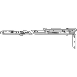 1769/2222ZA/2210 Garnitur (beids. Lochteile für HOPPE-Schnellstift) / ES1 / F9714M schwarz matt / Profilzylinder 92 mm / 10 mm / Vierkantstift / 67-72 Produktbild
