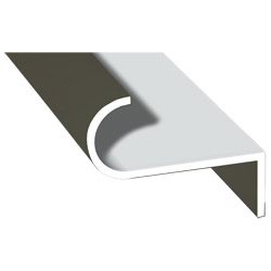 Abrollprofil schraubbar Lg. 6,00m foliert 436 7047 Quarzgrau Satin Produktbild