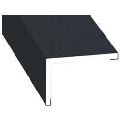Winkelprofil 25x40x2mm Lg. 6,00m Außen foliert 70 1605-167 Anthrazitgrau Produktbild