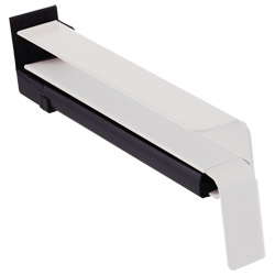 BF2506-Z weiß RAL 9016 - Aluminium-Gleitabschluss inkl. Dichtset mit Dehnungsausgleich Produktbild