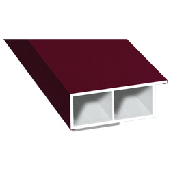 Kammerprofil 40x15 mm SK Lg. 6,00 m foliert mit Nase 300505-167 Weinrot Produktbild
