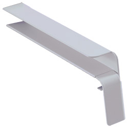 BF2506-Z blank - Aluminium-Gleitabschluss ohne Dichtset Produktbild