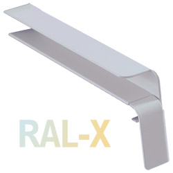 BF2506-Z RAL-X - Aluminium-Gleitabschluss ohne Dichtset Produktbild