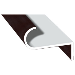 Abrollprofil schraubbar Lg. 6,00m foliert 80 9905-167 Maronibraun Produktbild