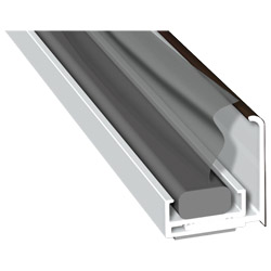 Anschlussprofil 36mm Lg. 6,00m foliert, zweiteilig, mit Compriband88 7505-167 Schokobraun Produktbild