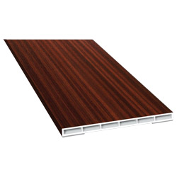 Kammerprofil 100x7mm SK Lg. 6,00m foliert ohne Nase 209 7013-167 Mahagoni Produktbild