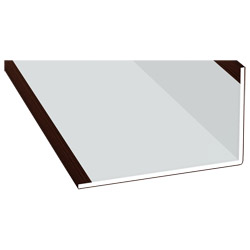 Winkelprofil 60x100x3mm Lg. 6,00m Außen foliert 206 5021-167 Sapeli Produktbild