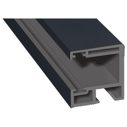 Rollladenführung 30x32mm Lg. 6,00m foliert, GK Grau, ohne Bürste 70 1605-097 Anthrazitgrau Glatt 2 Produktbild