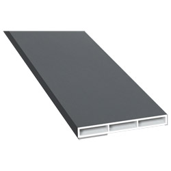 Kammerprofil 60x7 mm SK Lg. 6,00 mfoliert, ohne Nase70 1205-167 BASALTGRAU [52] Produktbild