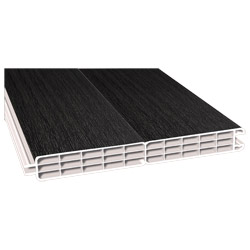 Nut- u. Federprofil 200x24 mm Lg. 6,00 mfoliert, GK Cremeweiß214 0005-167 EICHE GRAU [11] Produktbild