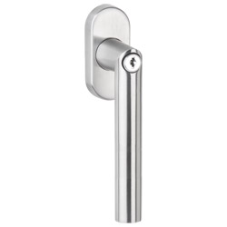 greenteQ Fenstergriff FG61D.SG100.ER 100NM mit Druckknopf abschließbar - inkl. Schrauben Produktbild