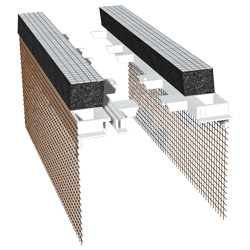 Adapter 260 mmWeiß, mit 20 mm Flex-Schaummit Armierungsgewebe, VE: 50 Paar Produktbild