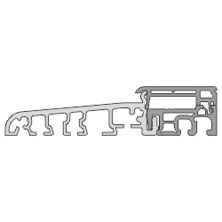 greenteQ Schwelle TB grau mit Deckel grau glatt Produktbild
