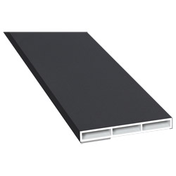 Kammerprofil 60x7 mm SK Lg. 6,00 mfoliert, ohne NasePX 47858 ANTHRAZIT ULTI MATT [140] Produktbild