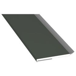 Flachprofil 40x3 mm WL SK Lg. 6,00 mfoliert, WL Schwarz436 7048 BASALTGRAU COOL COLOR [126] Produktbild