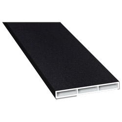 Kammerprofil 60x7 mm SK Lg. 6,00 mfoliert, ohne Nase70 2105-083 SCHWARZGRAU GLATT [58] Produktbild
