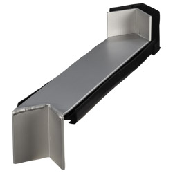 VFG400 IE 90° EV1 silberfarbig - Aluminium-Verbinder inkl. Dichtset für Innenecke 90° zu VBH400 Produktbild