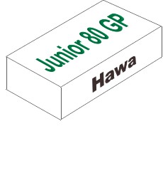 HAWA Schiebetürbeschlag Junior 80 GP für Glastüren bis 80 kg Produktbild