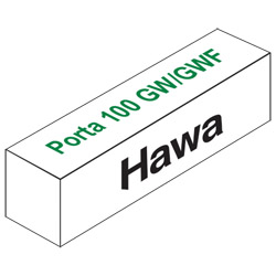 HAWA Schiebetürbeschlag Porta 100 GW / 100 GWF ohne Laufschiene Produktbild