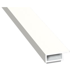 Kammerprofil 20x7 mm SK Lg. 6,00 mfoliert, mit NasePX 5205 WEIß [75] Produktbild