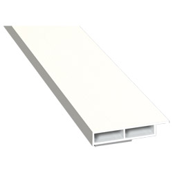 Kammerprofil 40x7 mm SK Lg. 6,00 mfoliert, mit NasePX 5205 WEIß [75] Produktbild