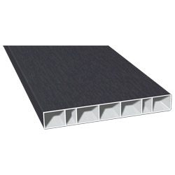 Hohlkammerprofil 150x20 mm Lg. 6,00 mfoliert701505-167 SCHIEFERGRAU [54] Produktbild