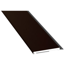 Flachprofil 32x3 mm WL SK Lg. 6,00 mfoliert, WL Schwarz88 7505-167 SCHOKOBRAUN [73] Produktbild