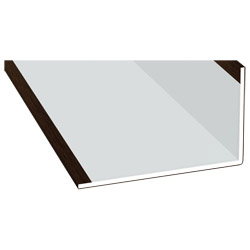 Winkelprofil 60x100x3 mm Lg. 6,00 mAußen foliert205 2089-167 EICHE DUNKEL [7] Produktbild
