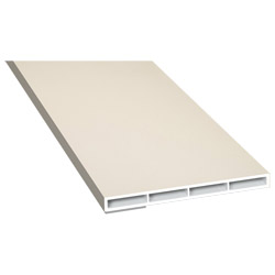 Kammerprofil 80x7 mm SK Lg. 6,00 mfoliert, ohne NasePX 7905 CREMEWEIß [76] Produktbild