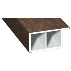 Kammerprofil 30x15 mm Lg. 6,00 mfoliert, mit Nase316 7002-168 EICHE HELL [27] Produktbild