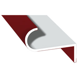 Abrollprofil schraubbar Lg. 6,00 mfoliert30 8105-167 DUNKELROT [19] Produktbild