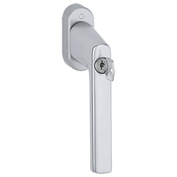 Fenstergriff Hamburg AL F1 0700LS/U26 10/32-42 mm 90° M5x45+M5x50 Produktbild