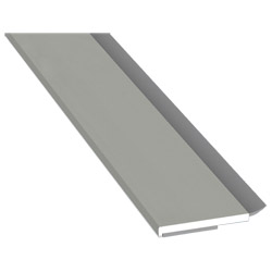 Flachprofil 30x3 mm WL SK Lg. 6,00 mfoliert, WL Schwarz436 1015 ALUX WEIßALUMINIUM [101] Produktbild