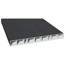 Hohlkammerprofil 200x20 mm Lg. 6,00 mfoliert436 7003 ANTHRAZITGRAU COOL COLOR [123] Produktbild