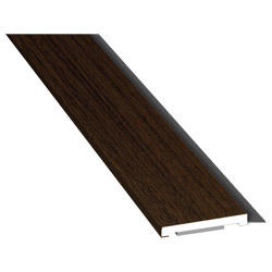 Flachprofil 22x3 mm WL SK Lg. 6,00 mfoliert, WL Schwarz205 2089-167 EICHE DUNKEL [7] Produktbild