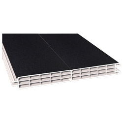 Nut- u. Federprofil 200x24 mm Lg. 6,00 mfoliert, GK Cremeweiß70 2105-167 SCHWARZGRAU [59] Produktbild