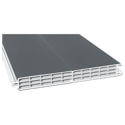 Nut- u. Federprofil 200x24 mm Lg. 6,00 mzweiseitig foliert70 1205-083 BASALTGRAU GLATT [51] Produktbild