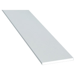 Flachprofil 40x3 mm Lg. 6,00 mfoliert72 5105-083 LICHTGRAU GLATT [69] Produktbild