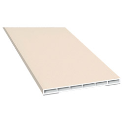 Kammerprofil 100x7 mm SK Lg. 6,00 mfoliert, ohne Nase456 5054 CREMEWEIß COOL COLOR [131] Produktbild