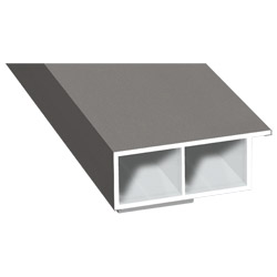 Kammerprofil 40x15 mm SK Lg. 6,00 mfoliert, mit Nase436 1016 ALUX GRAUALUMINIUM [102] Produktbild