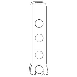 Abdeckkappe EL O Ral 9016 K500 Produktbild