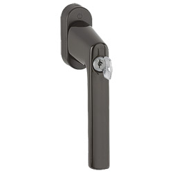 Fenstergriff Hamburg AL F8707 0700LS/U26 TBT1 10/32-42 mm 90° M5x45 +M5x50 Produktbild